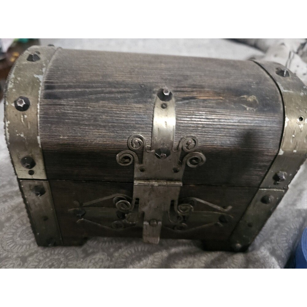 Vintage Price Import Japan Wood Jewelry Watch Chest